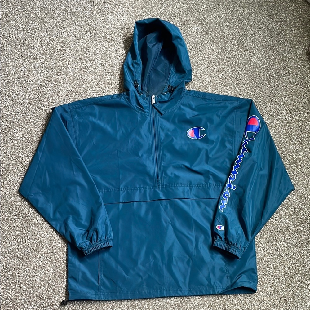 Champion Blue Windbreaker Jacket
